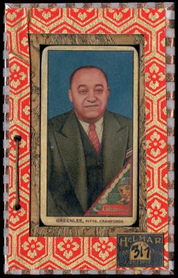 Picture, Helmar Brewing, T206-Helmar Card # 317, Gus Greenlee, Portrait, Pittsburgh Crawfords